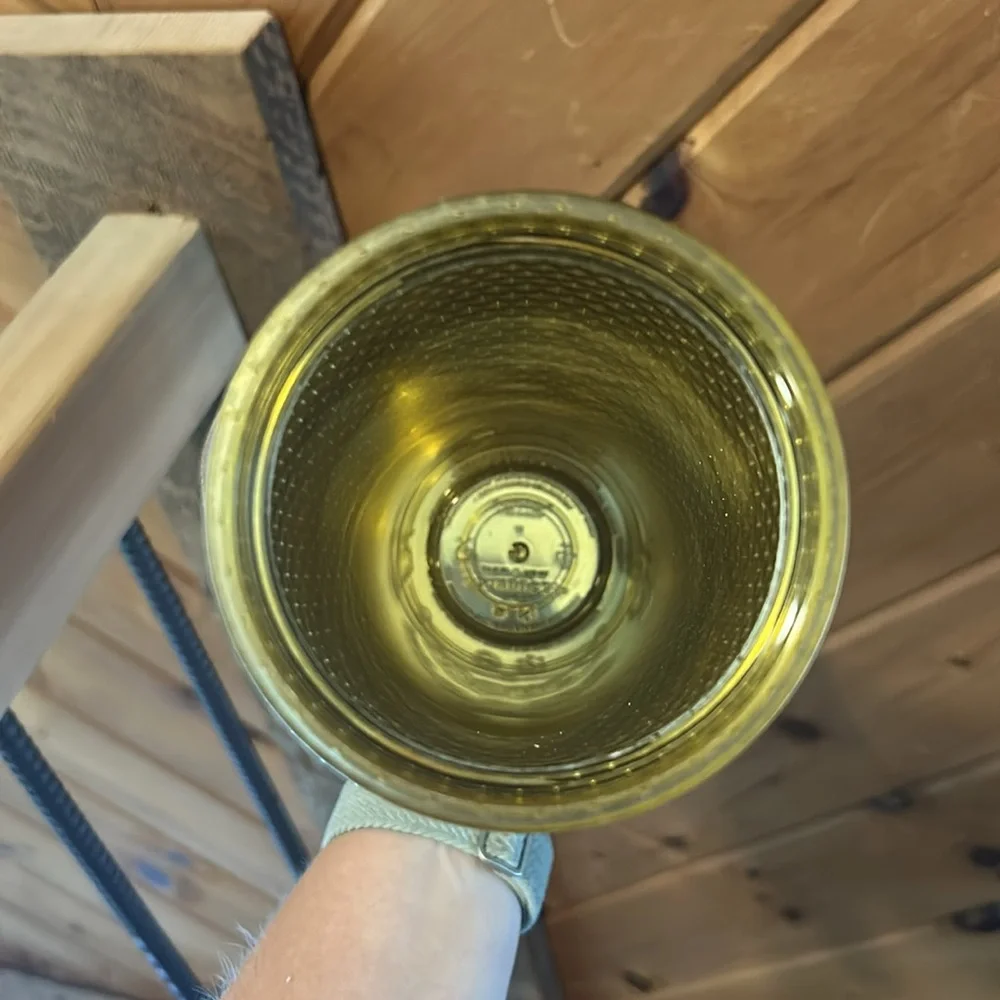 Starbucks gold studded tumbler 2022 winter/holiday bling edition